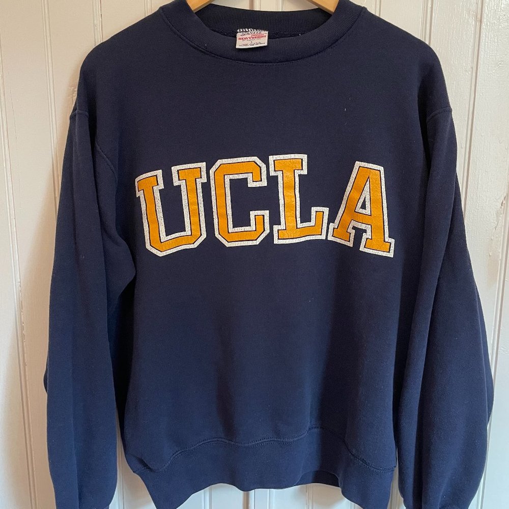Vintage 80s UCLA College Crewneck Sweatshirt